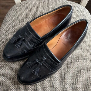 Allen Edmonds Bridgerton Tassel‎ Black Cowhide Leather Size 9D